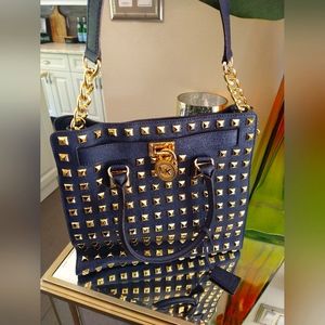 studded handbag
